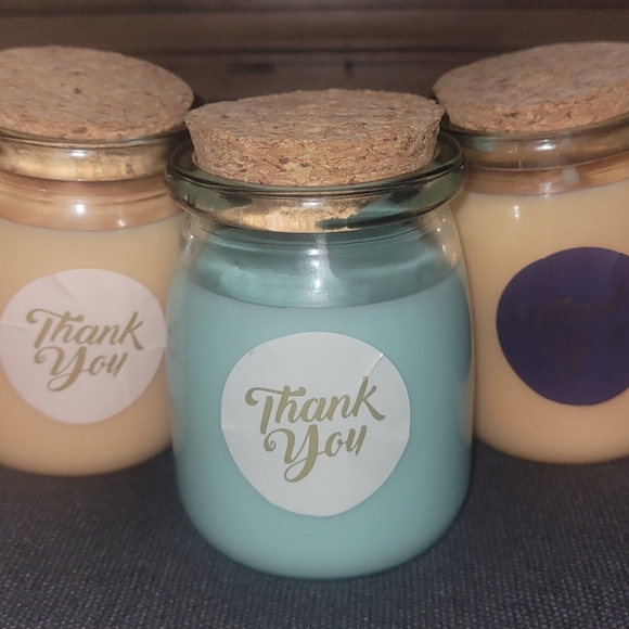 Bundle of 3 "Thank You" Candles - Picture 2 of 2